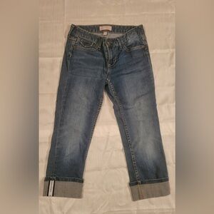 Girls size 25 op petite Banana Republic Light Blue Straight Jeans